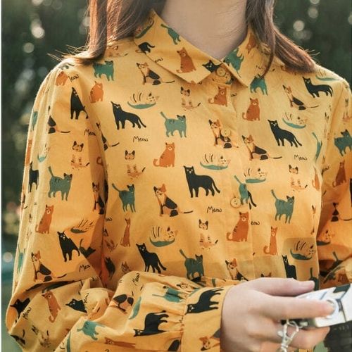 Cuddly™ Ladies Classic Long Sleeves Blouse