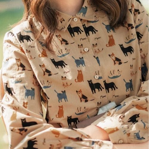 Cuddly™ Ladies Classic Long Sleeves Blouse