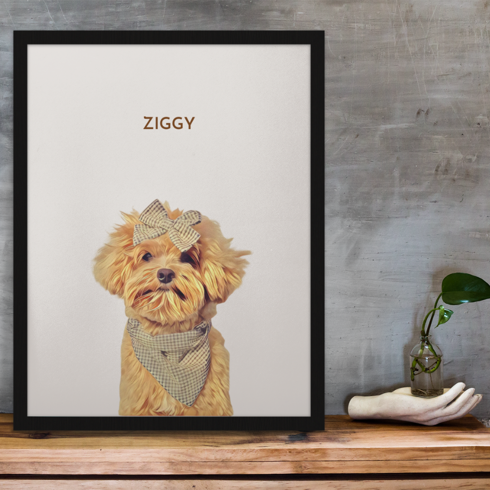 Cuddly™ Pet Framed Poster