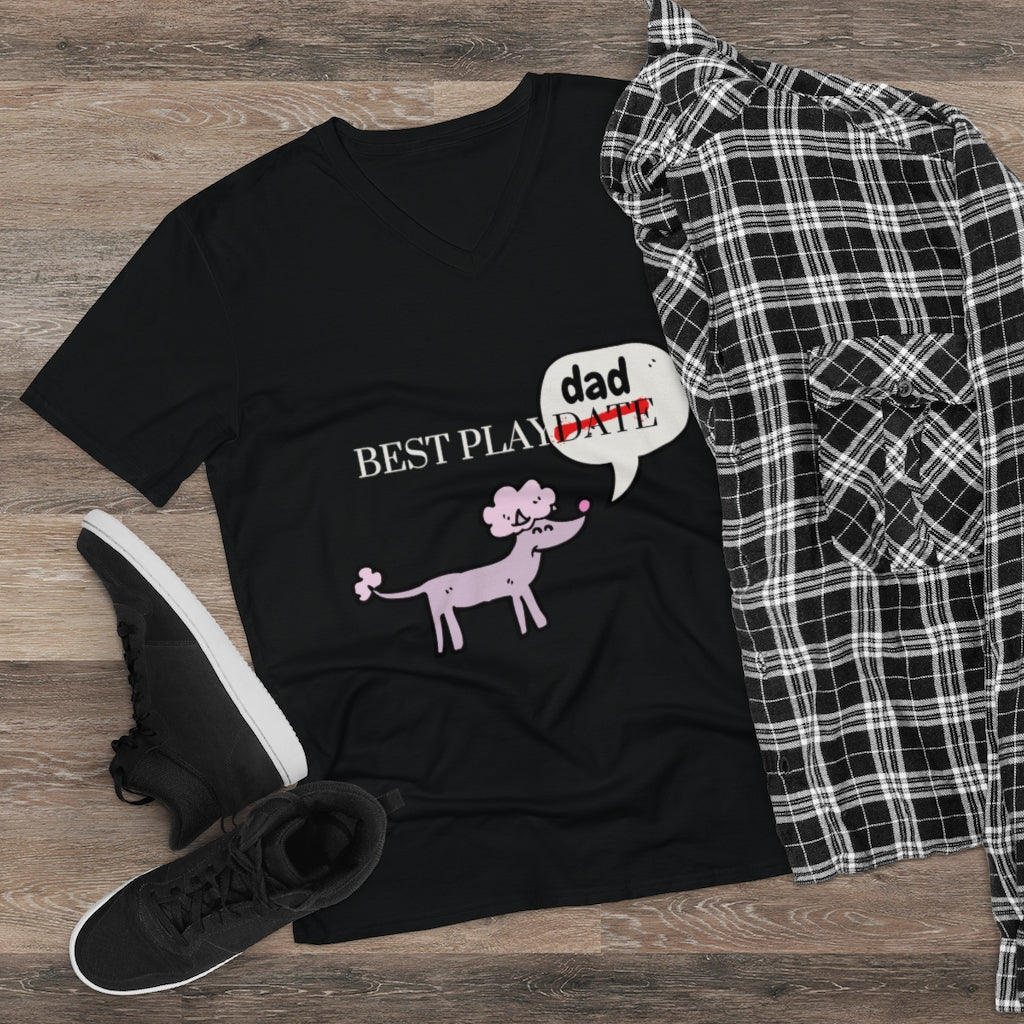 Best Playdad V-neck Tee