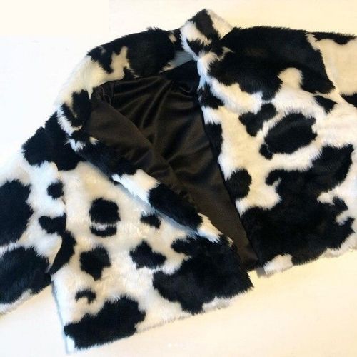 Cuddly™ Dalmatian Faux Fur Midi Coat