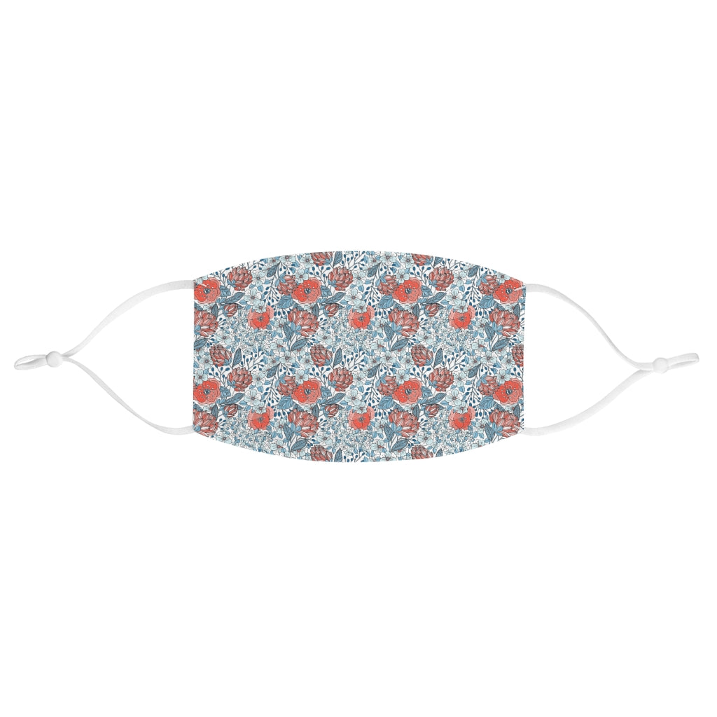 Cuddly™ Cottage Flowers Fabric Face Mask (with matching Pet Bandana)