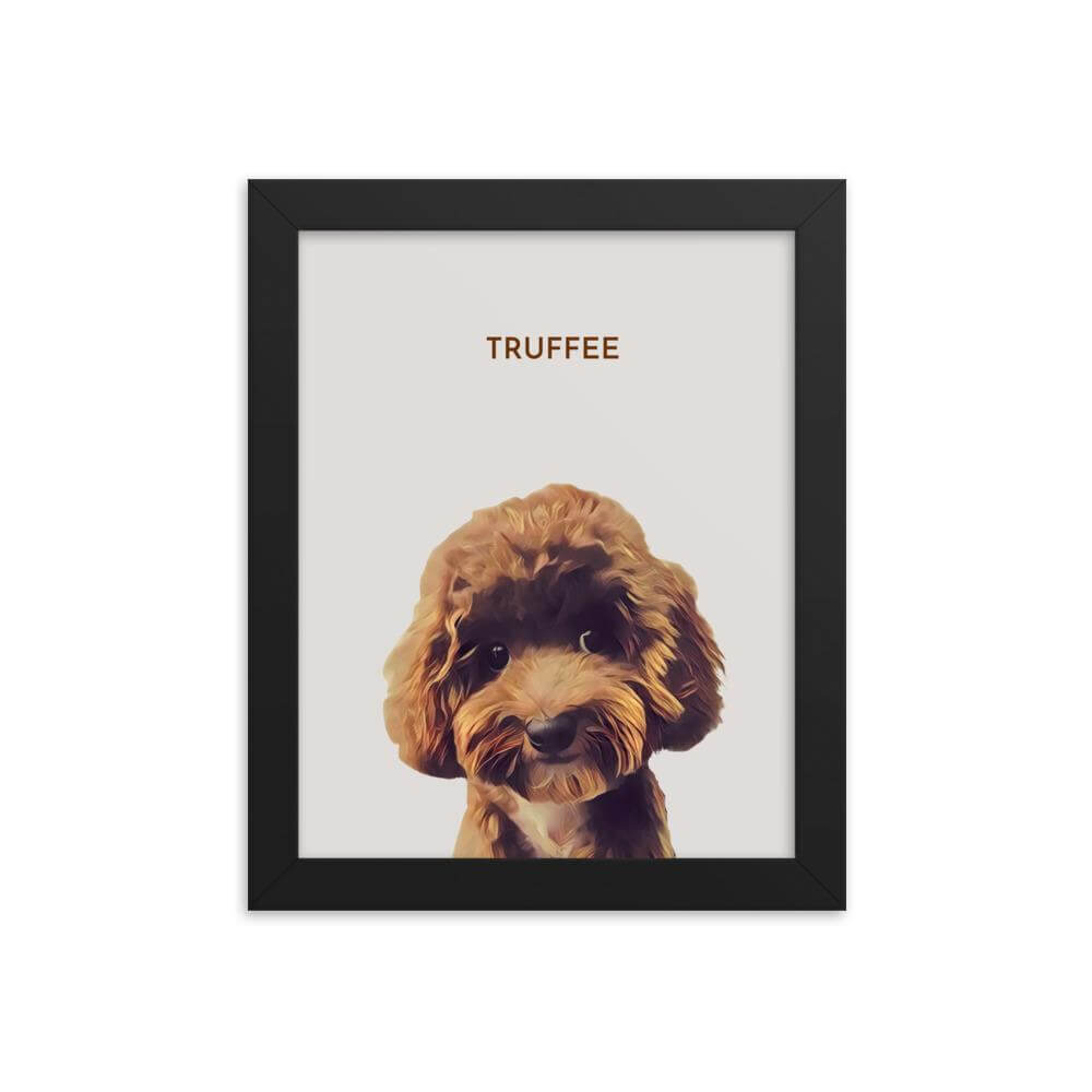 Cuddly™ Pet Framed Poster