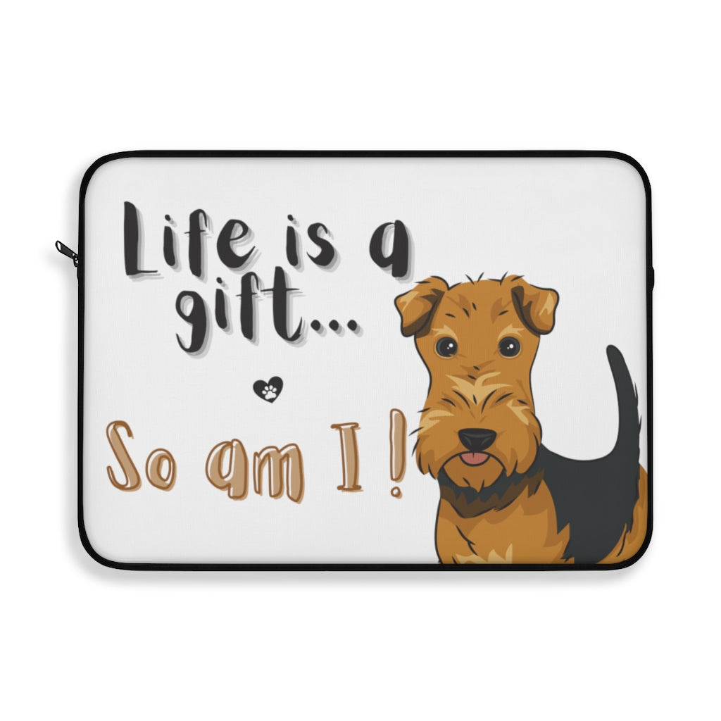 Cuddly™ Life is a Gift Laptop Sleeve