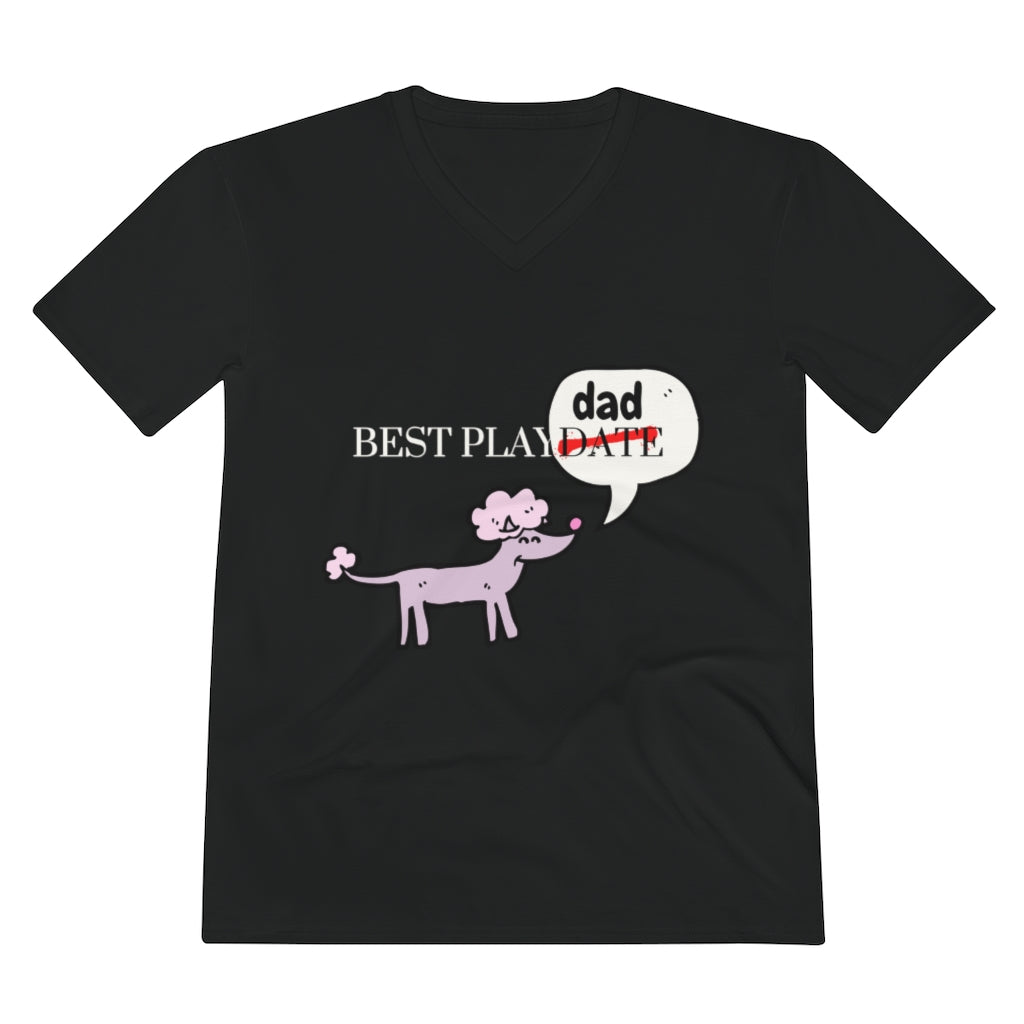 Best Playdad V-neck Tee